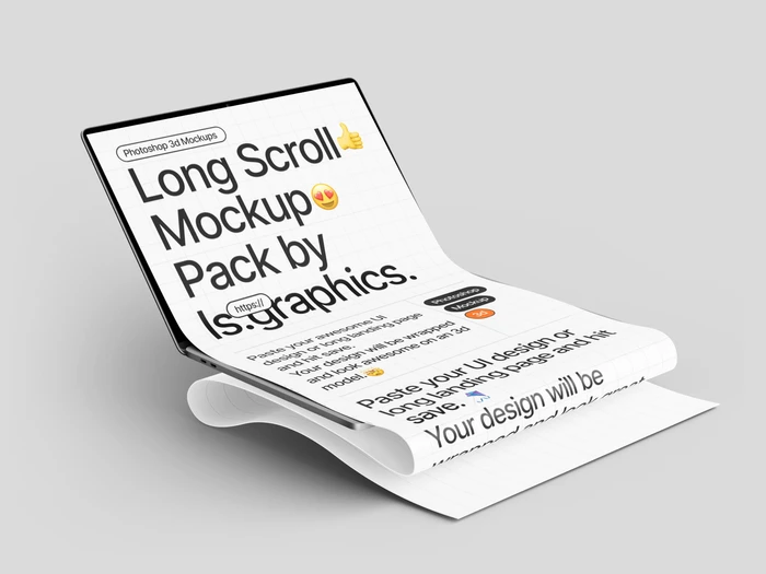 Long Scroll Mockups, 34