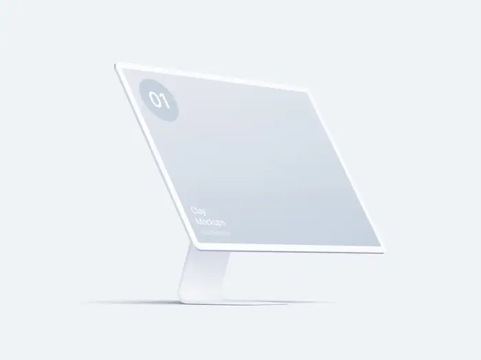 Monitor Clay Mockups, 02