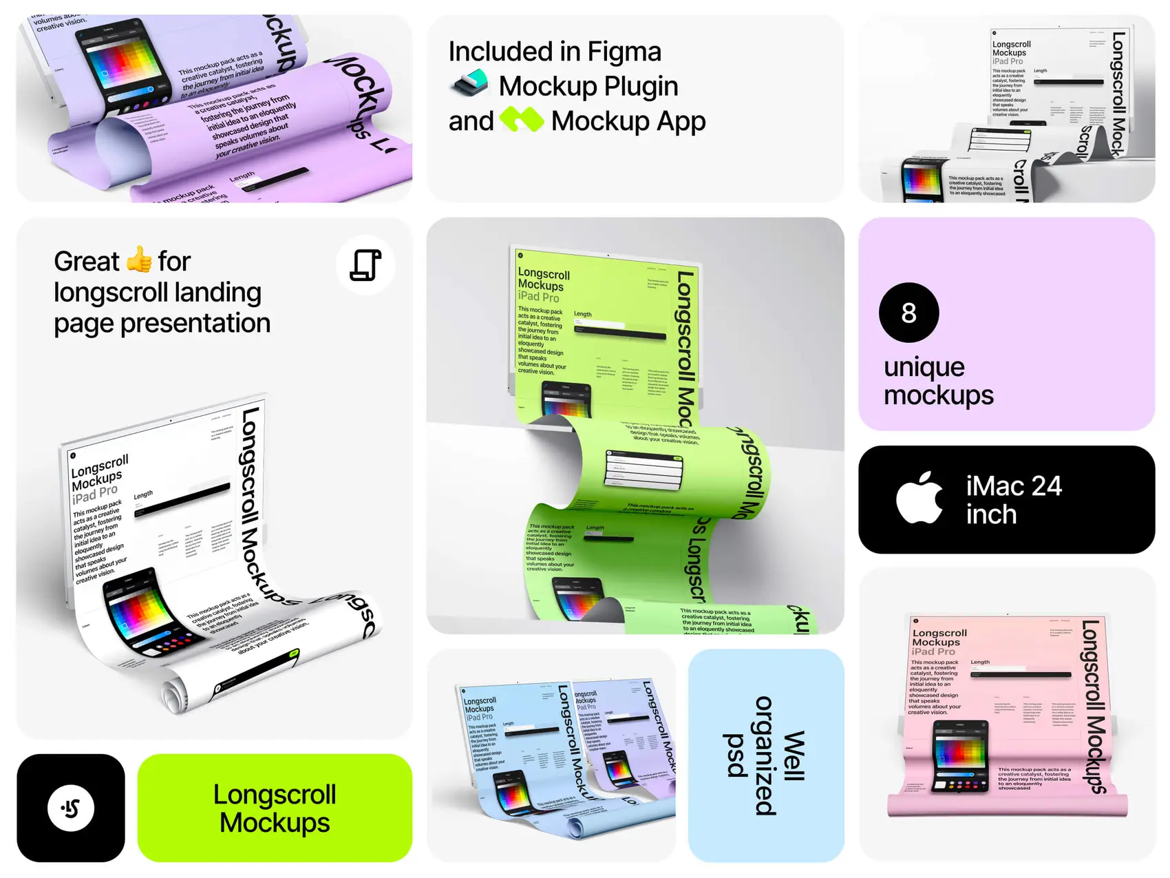 iMac 24 inch Longscroll Mockups 2