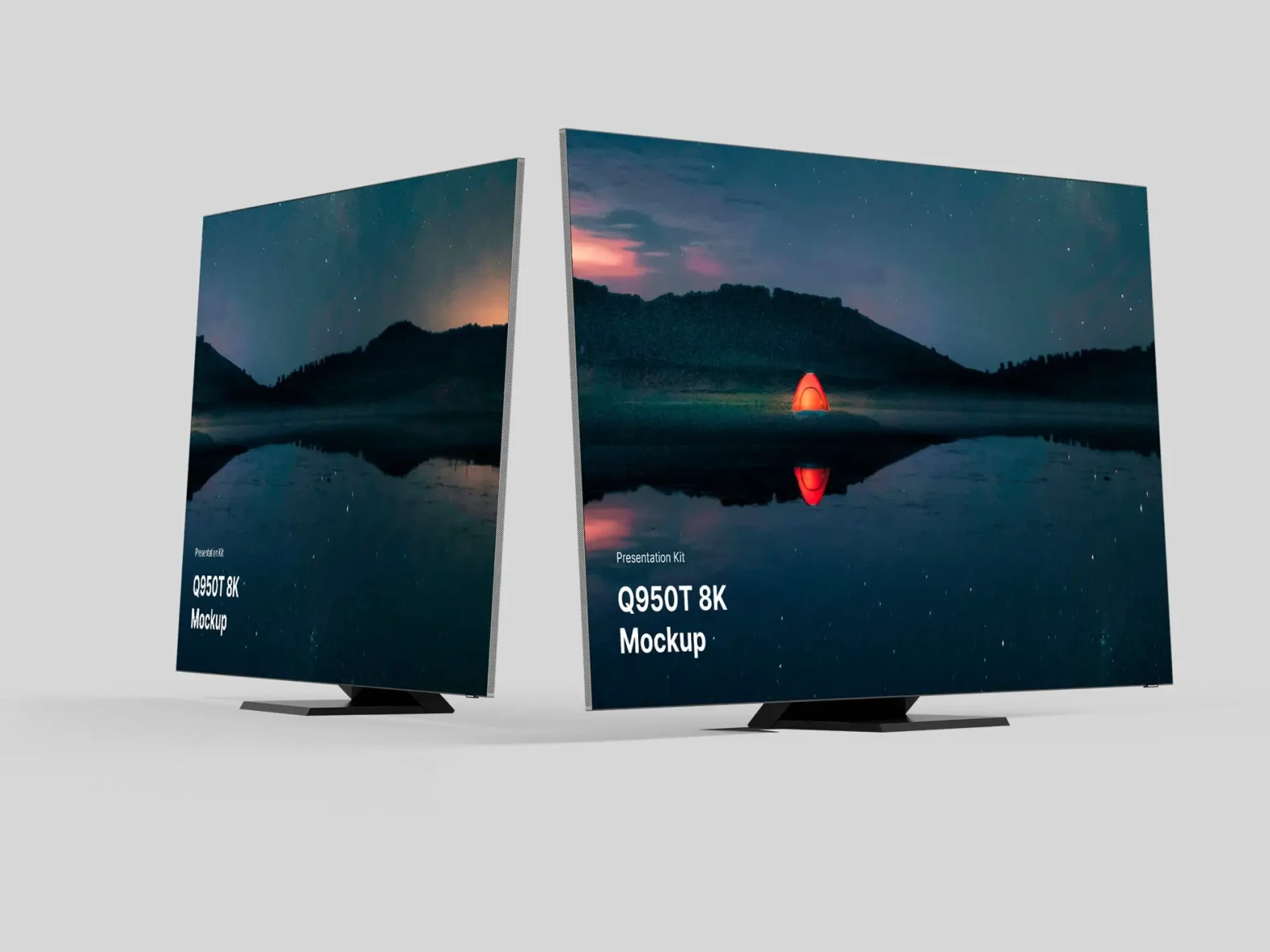 Samsung TV Mockup (Q950T 8K) 8