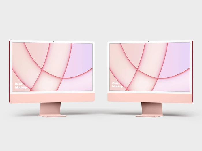 iMac 24-inch Mockups, 09