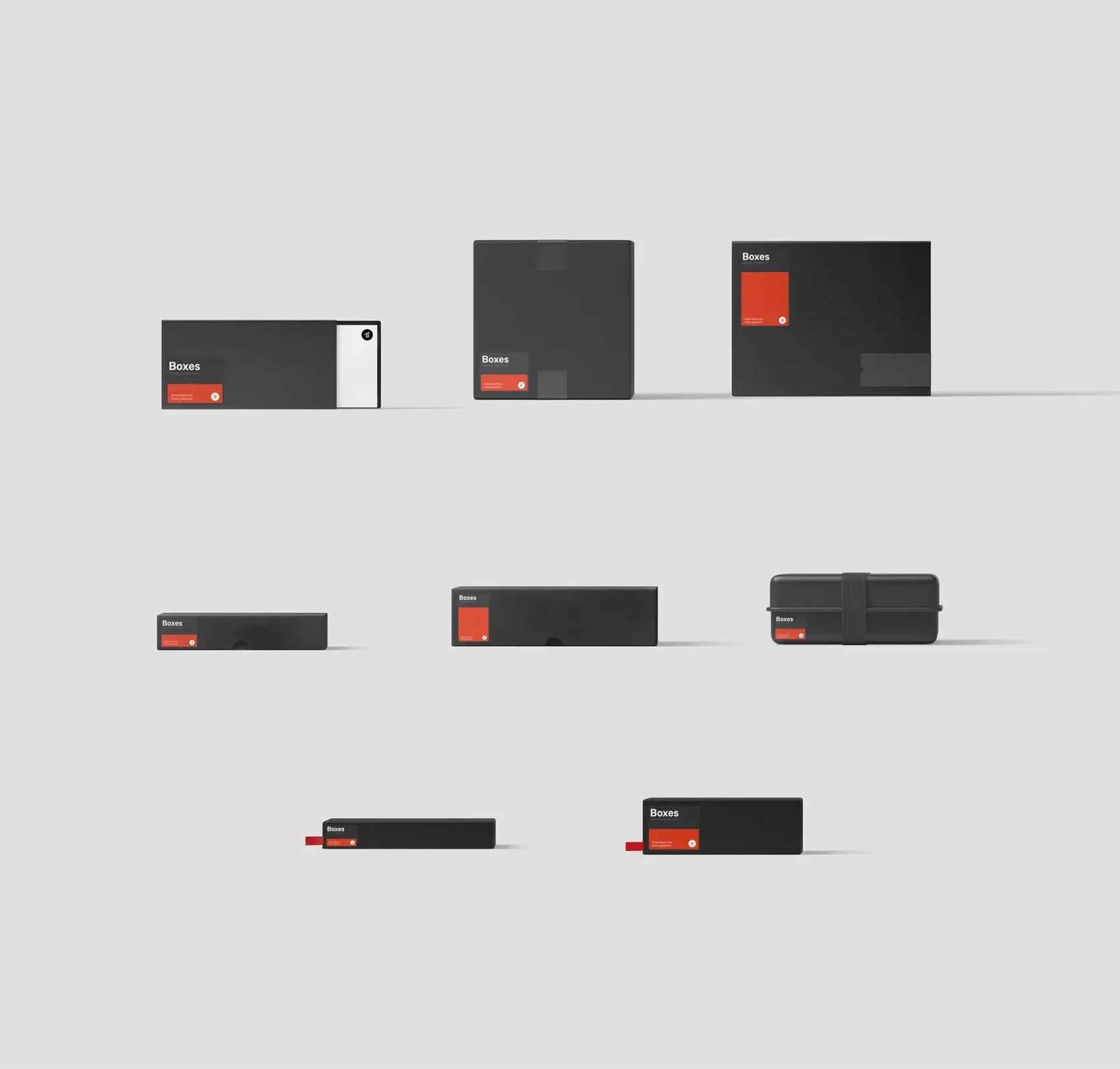 Painted Box Mockups 4
