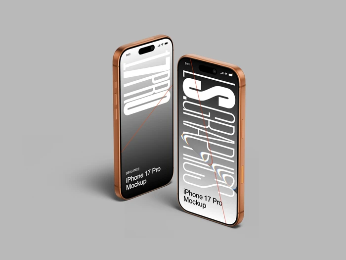 iPhone 17 Pro Mockup, Scene 8