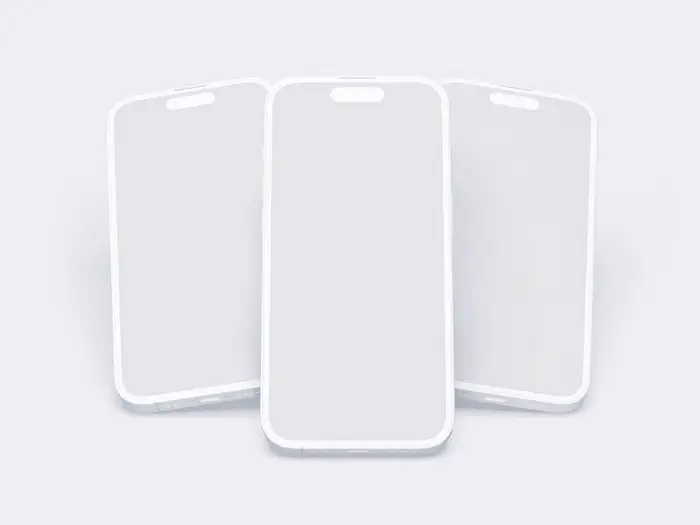 iPhone 14 Pro Clay Mockup, 02