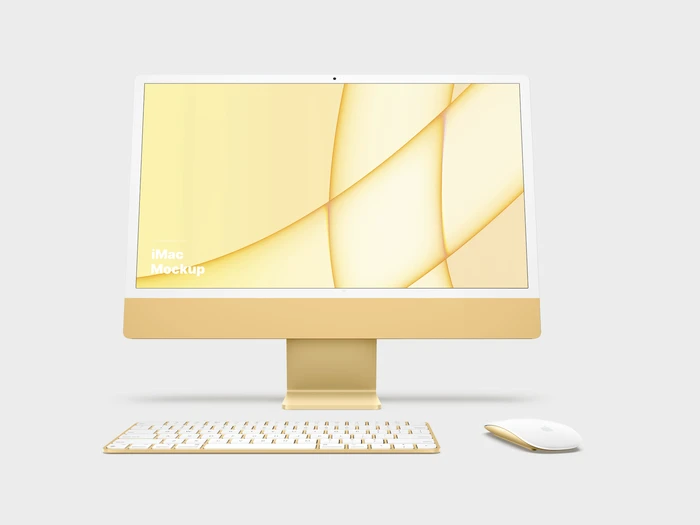 iMac 24-inch Mockups, 03