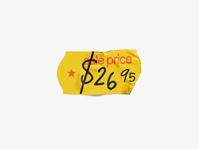 Glossy Sticker Mockup, Scene 41