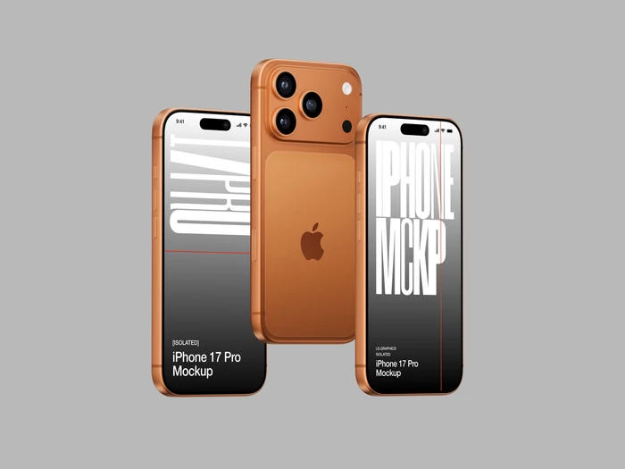 iPhone 17 Pro Mockup, Scene 14