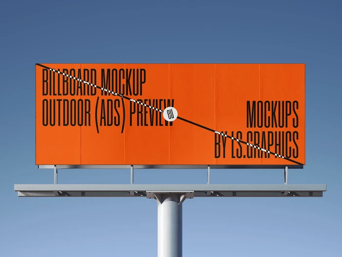 Billboard Mockup, Environment, EU Scene 21