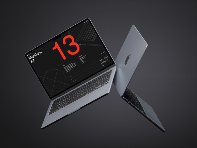 L-Mockups: MacBook Air 14