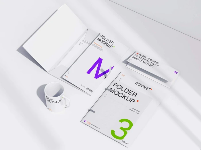 Boyne, Photorealistic Print Mockups and Cup Mockup, EU, 10