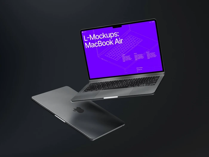 L-Mockups: MacBook Air 01