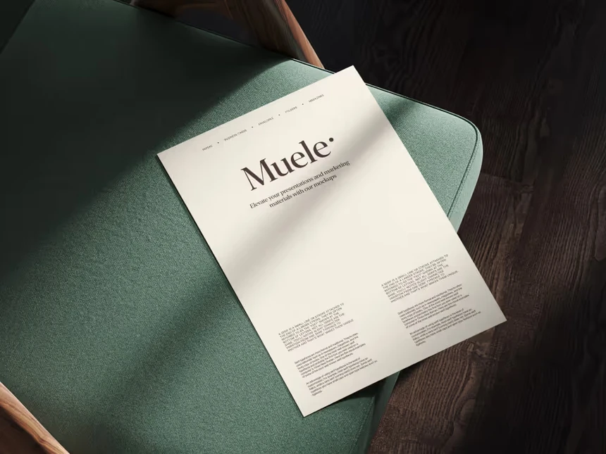 Muele, Branding Mockups 1