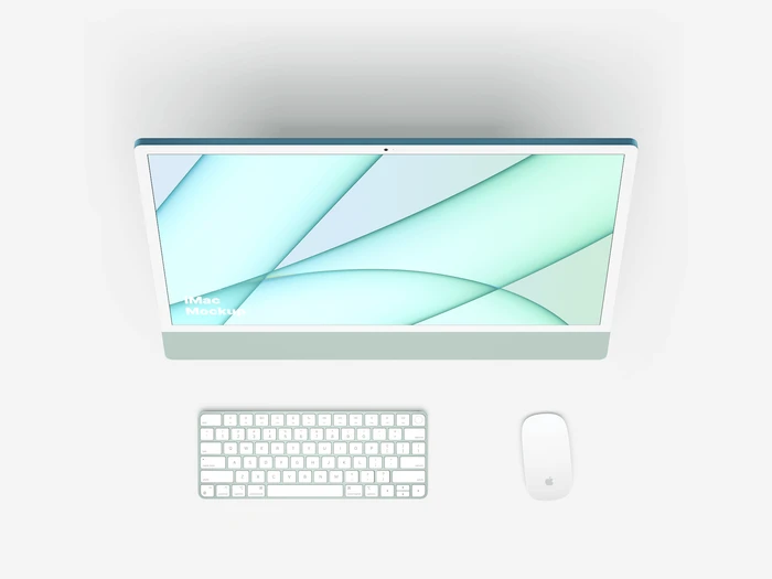 iMac 24-inch Mockups, 10