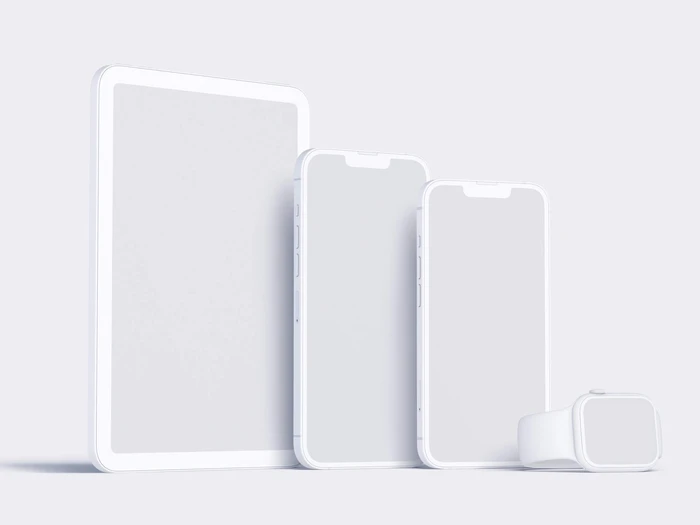 Apple Mockups Bundle, Clay, 09