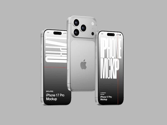 iPhone 17 Pro Mockup, Scene 14