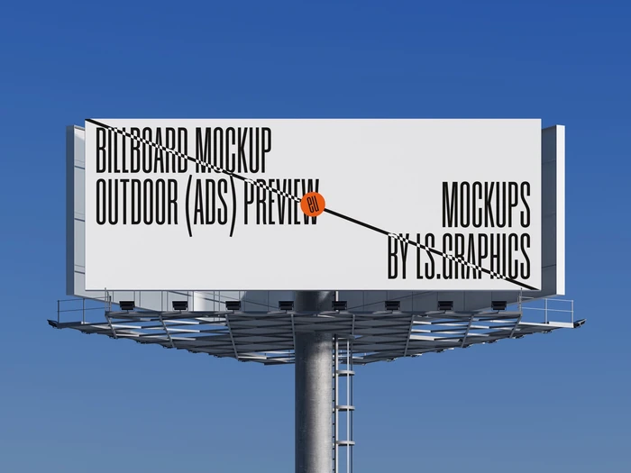 Billboard Mockup, Environment, EU Scene 06