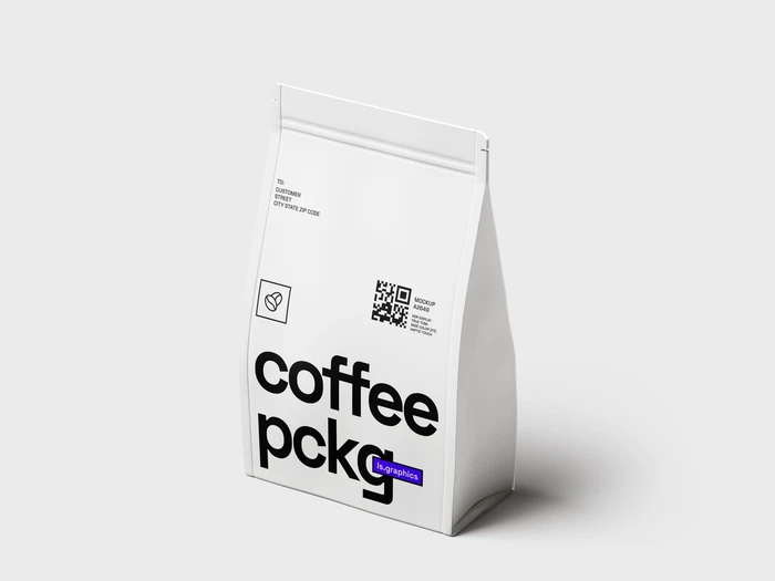 Coffee Bag Mockups, Scene 03