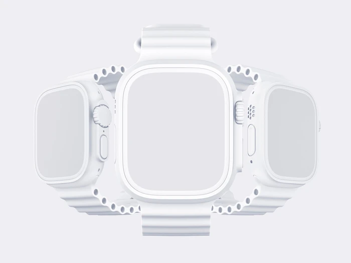 Watch Ultra Mockup, Clay 06