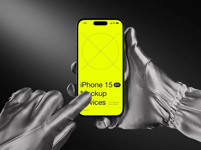 P-Mockups, iPhone 15 Pro, 12
