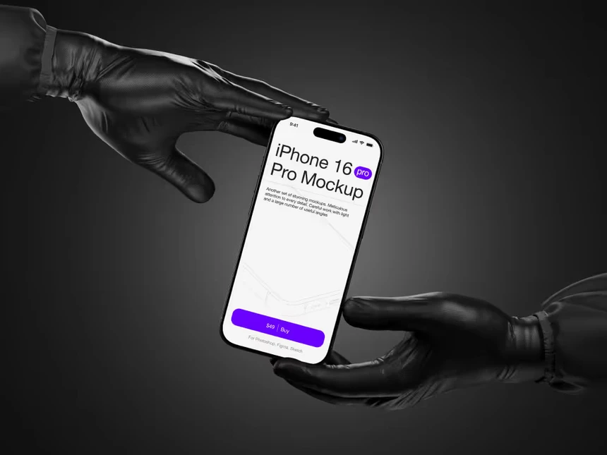 T-Mockups: iPhone 16 Pro 16