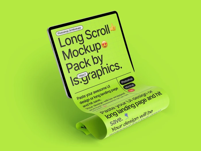 Long Scroll Mockups, 33