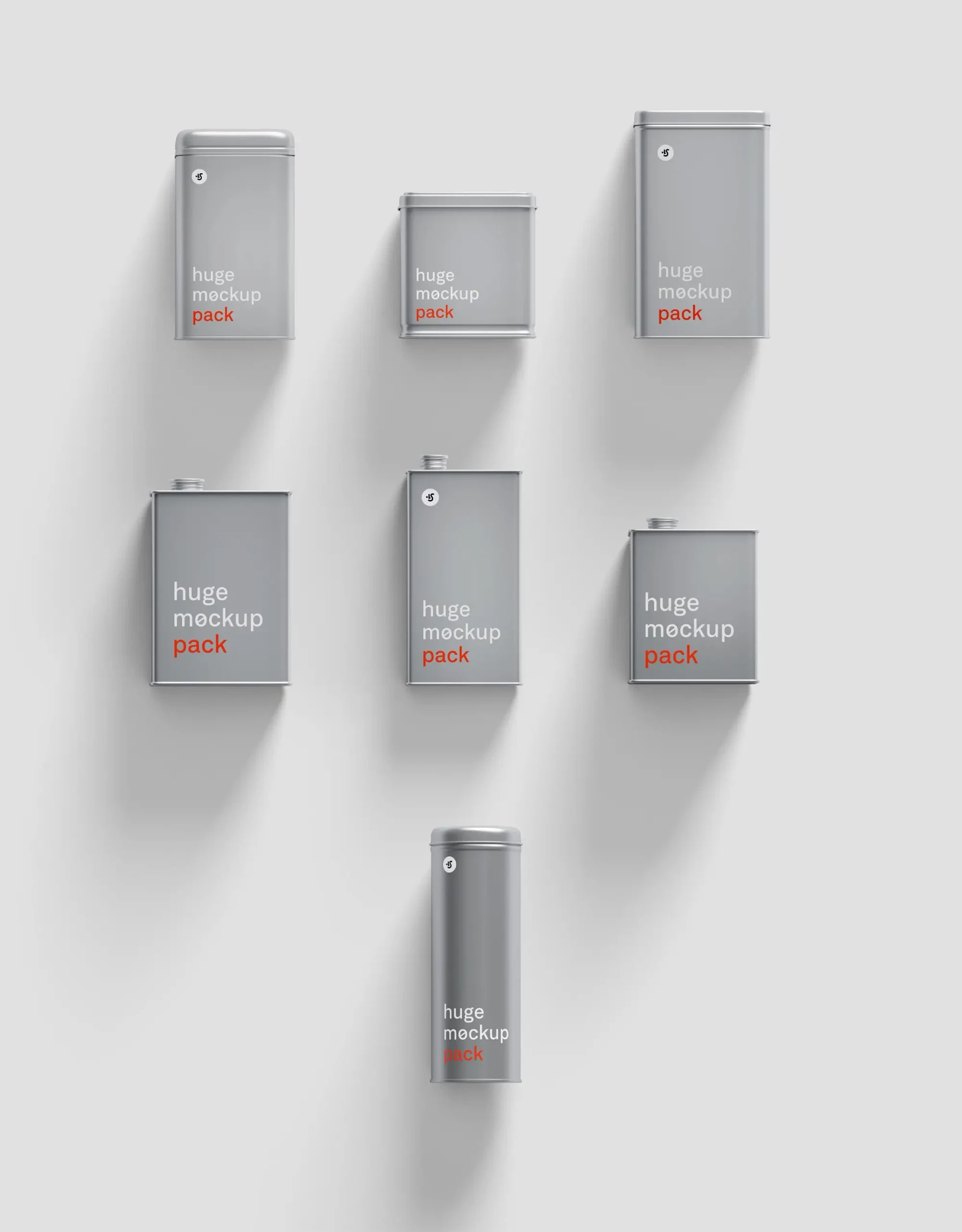 Tin Boxes and Canned Goods Mockups 9