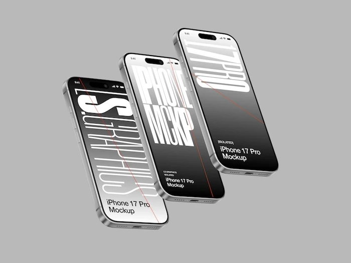 iPhone 17 Pro Mockup, Scene 15