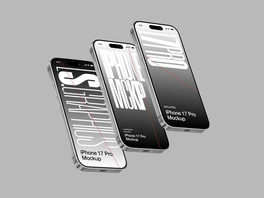iPhone 17 Pro Max Mockups 15