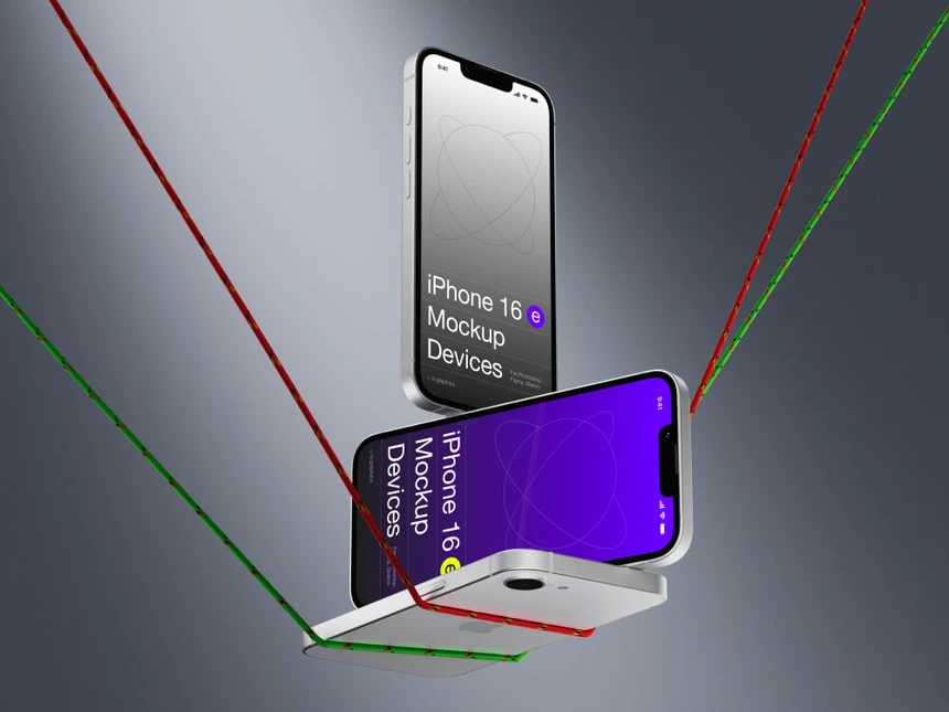 Z-Mockups: iPhone 16e 9