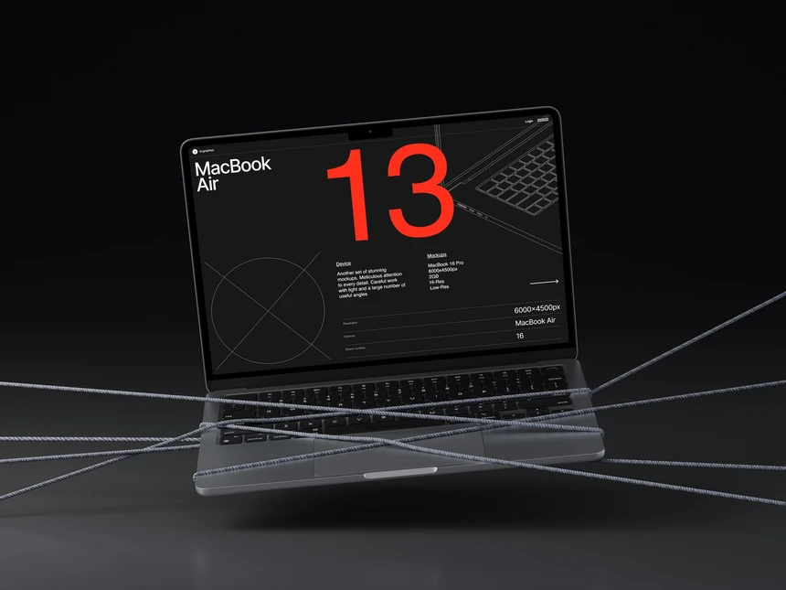 L-Mockups: MacBook Air 3