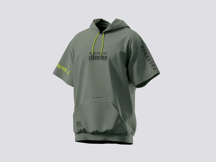 Hoodie front view mockup, 04