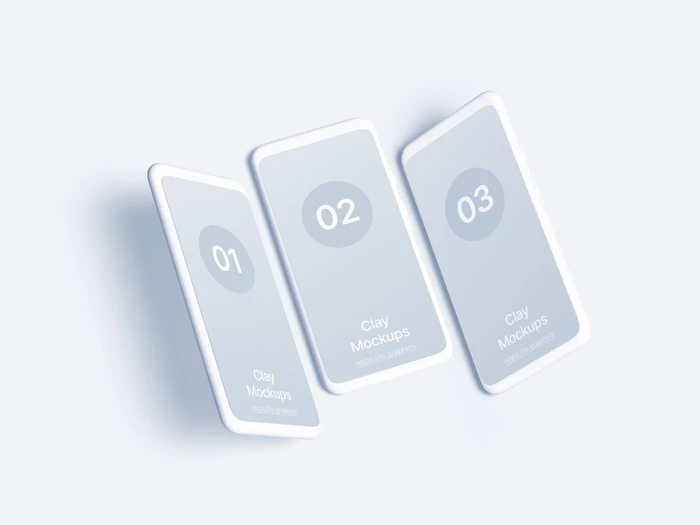 Android Note Clay Mockups, 05