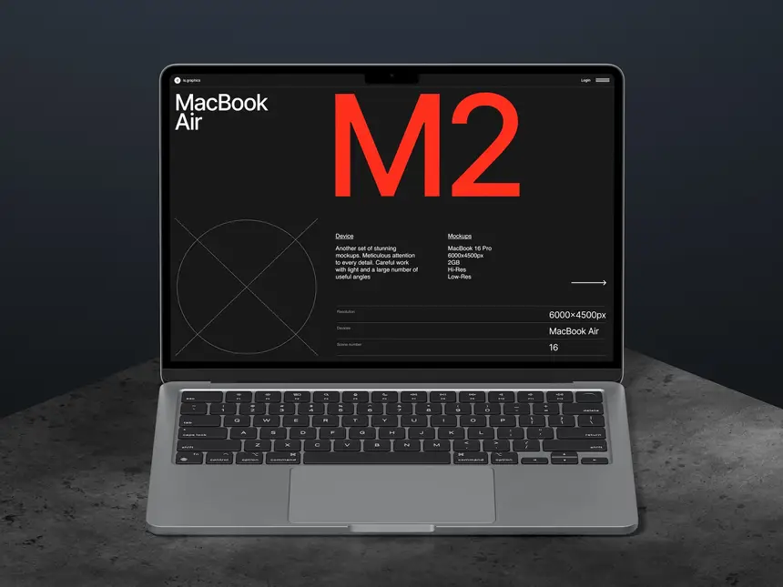 L-Mockups: MacBook Air 12