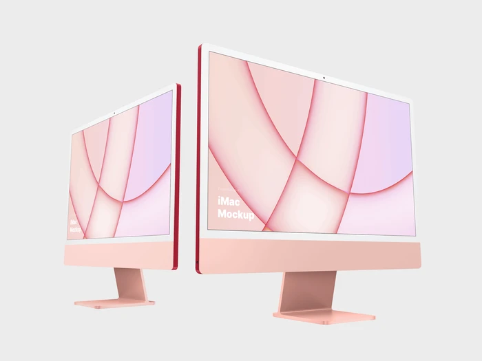 iMac 24-inch Mockups, 05