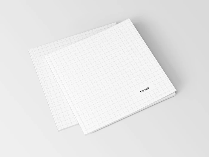 Magazine Mockup, Square, 03