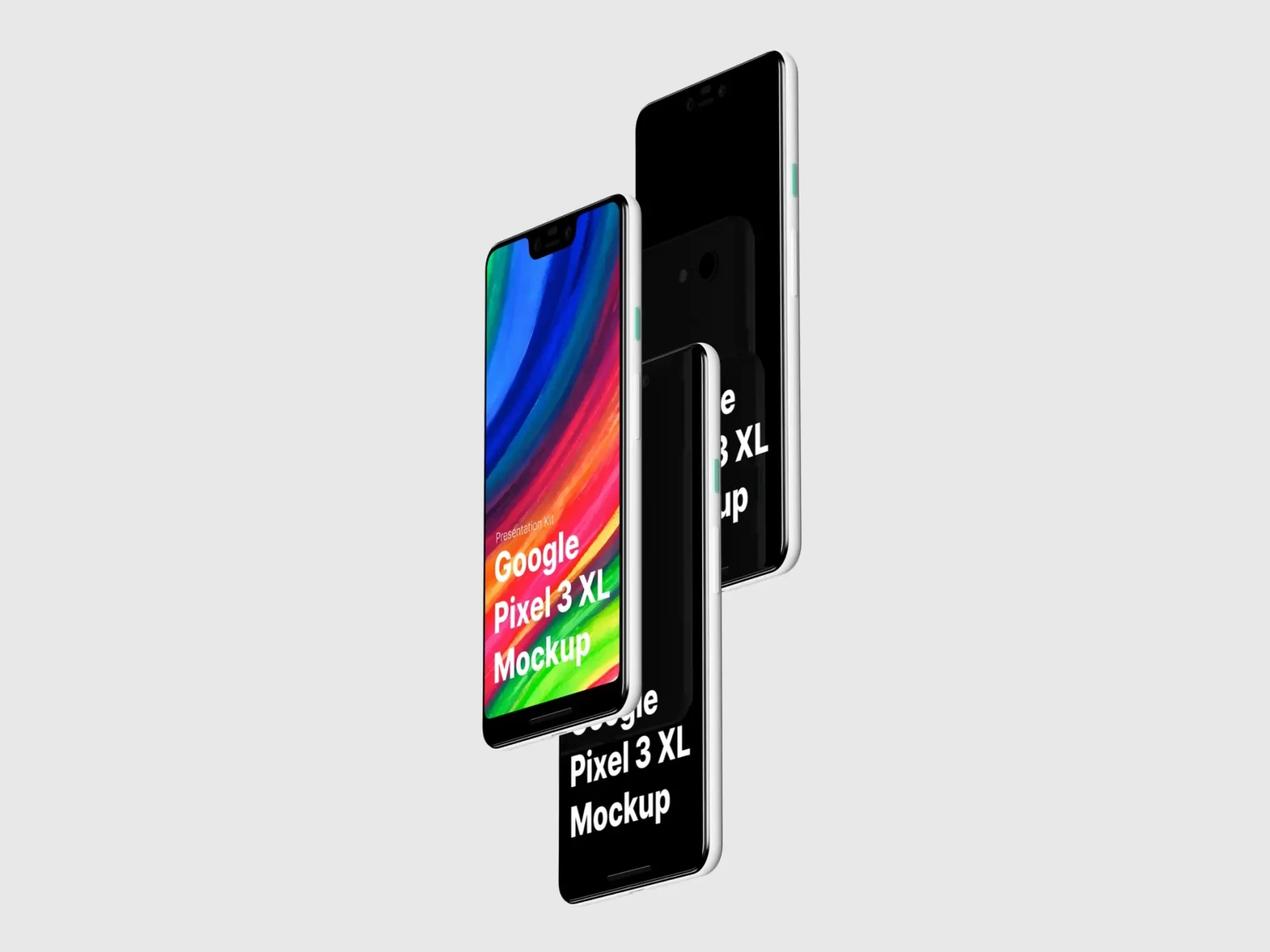 Google Pixel 3, Google Pixel 3 XL Mockups 29