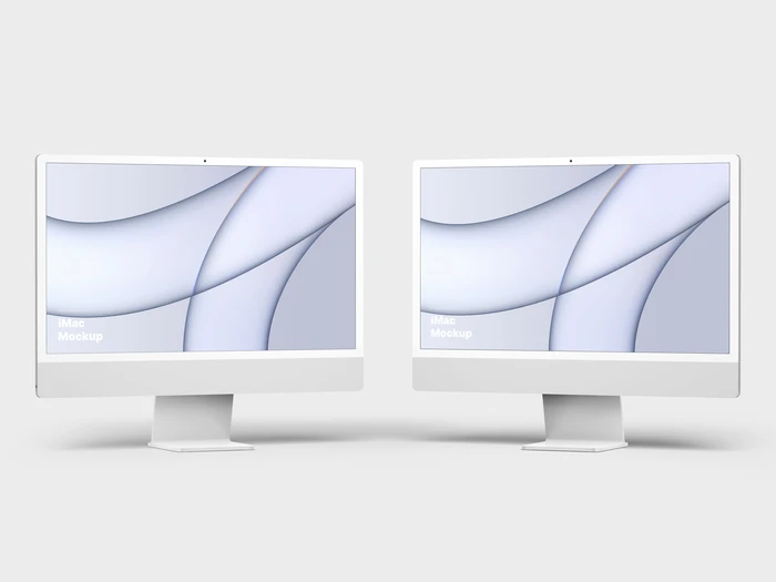 iMac 24-inch Mockups, 09