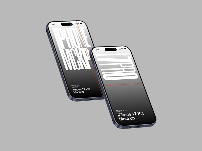 iPhone 17 Pro Mockup, Scene 12