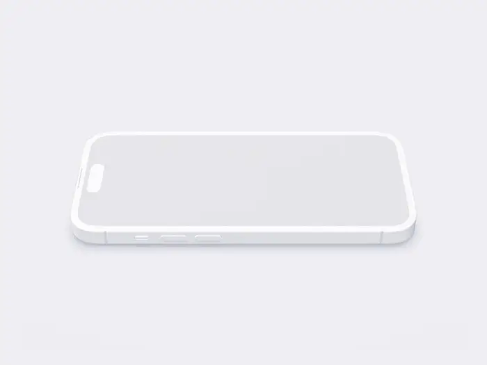 iPhone 14 Pro Clay Mockup, 05