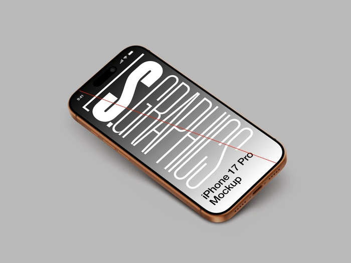 iPhone 17 Pro Mockup, Scene 1