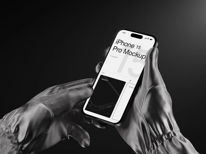 P-Mockups, iPhone 15 Pro, 14
