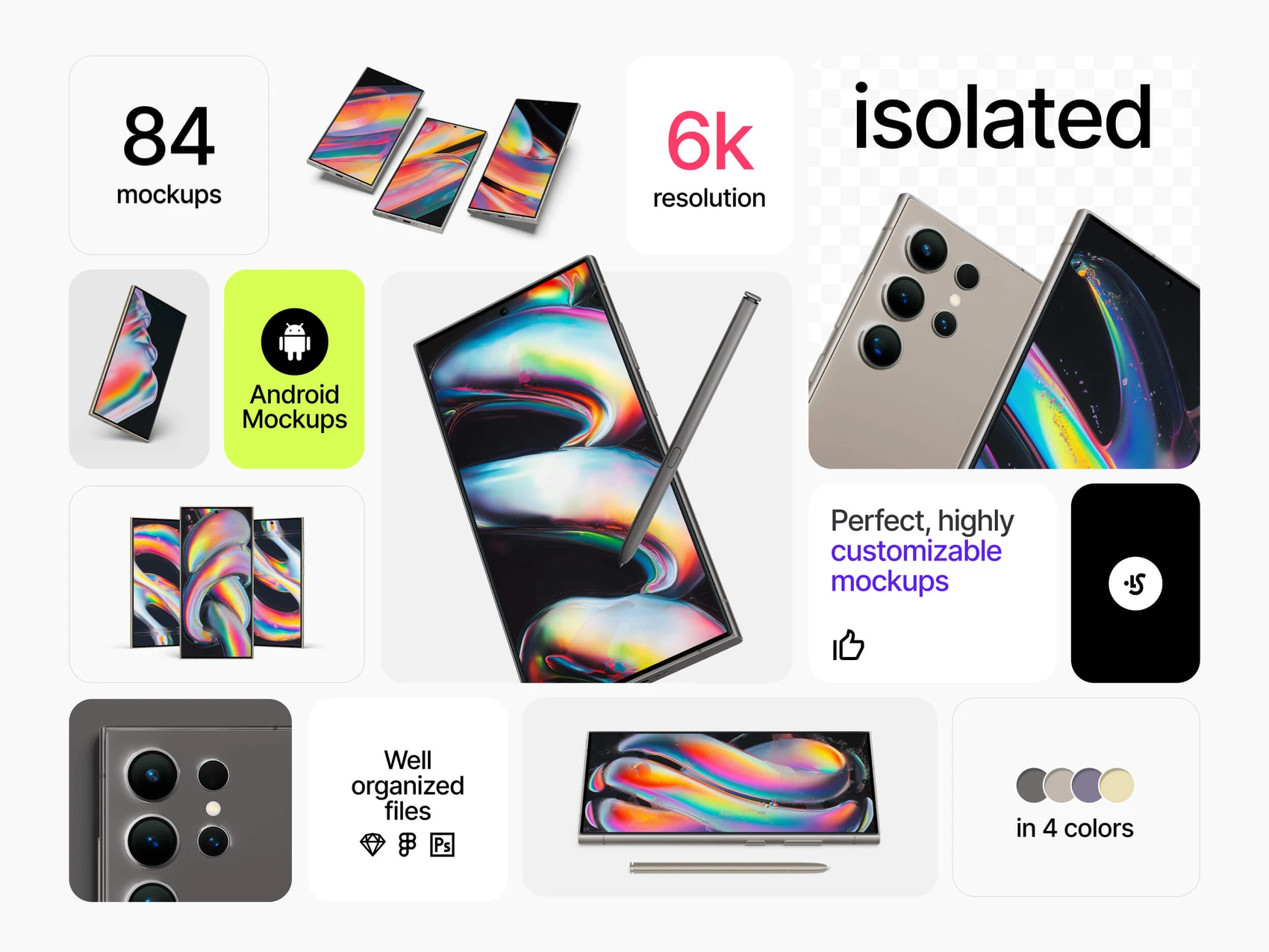 Samsung Galaxy S24 Ultra Mockups 2