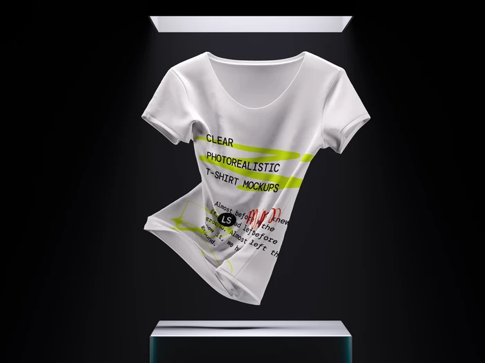 T-Shirt Mockup, Style 04, 05