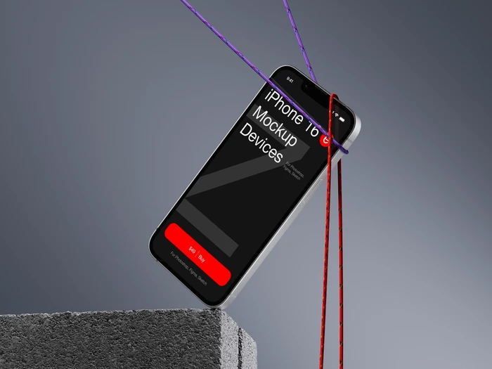 Z-Mockups, iPhone 16e, Scene 08