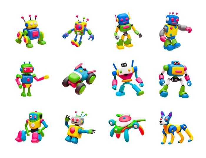 Plop, Robots