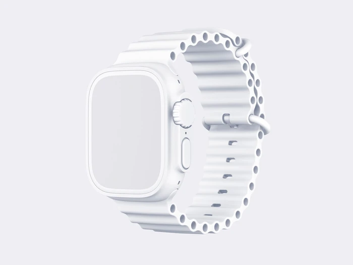 Watch Ultra Mockup, Clay 09