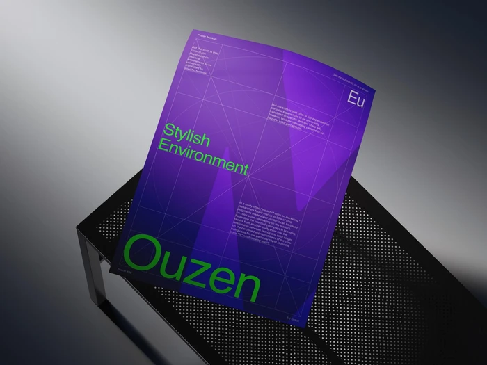 Ouzen, Frame Mockup, EU, 09