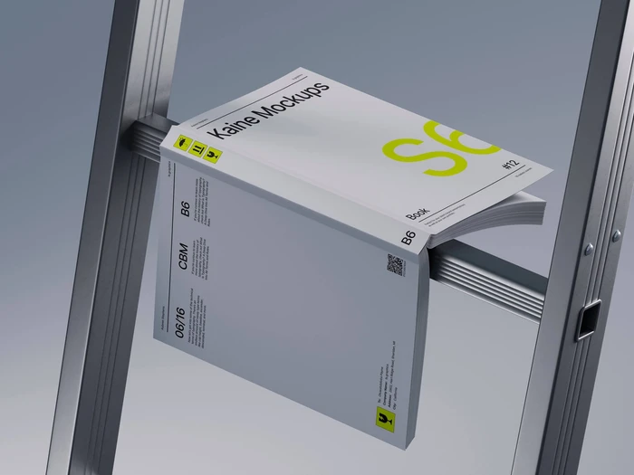 Kaine, Premium Quality Book Mockup, EU, 12