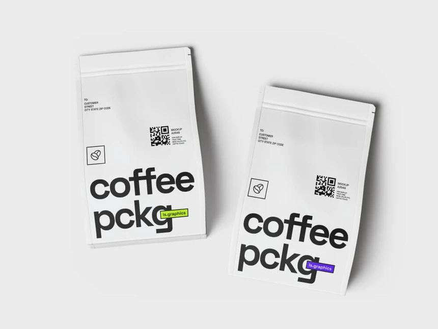 Coffee Bag Mockups 6
