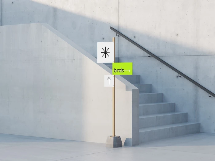 Sign Mockup in Concrete Environment, Environment, 04